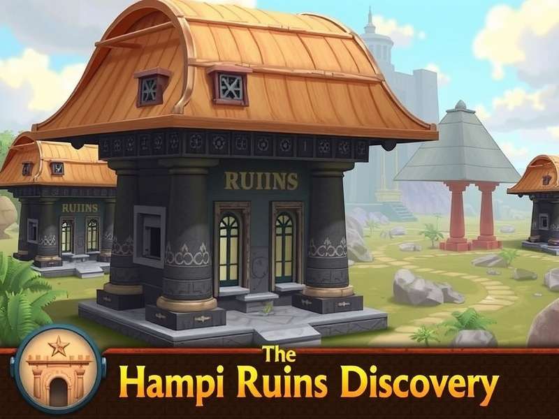 Hampi Ruins Discovery Game Screenshot
